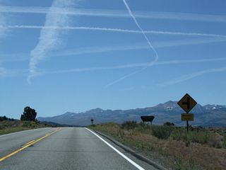 Southbound California 182 approaches Masonic Road.