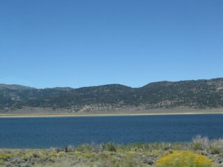 This view looks west across Bridgeport Reservoir.