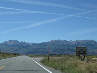 A sign welcomes visitors to Bridgeport Reservoir.