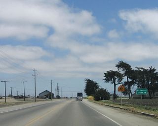 The next major intersection along southbound California 183 is with McFadden Road.