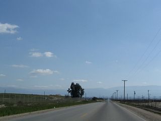 After the intersection with California 223, the state route ends but Wheeler Ridge Road continues as a Kern County-maintained highway south to converge with Interstate 5 near Wheeler Ridge.