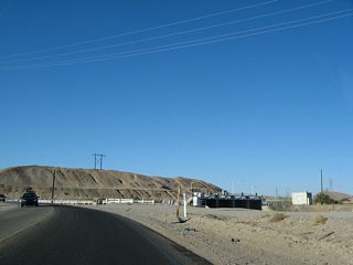 The Rockwood Diversion Gate connects the Colorado River with the All American Canal at this point. After turning a bit to the west, California 186 will cross the All American Canal on a bridge that dates back to the canal's construction in the late 1930s-early 1940s.