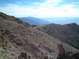 Dante's View and Death Valley below from a nearby outcropping.