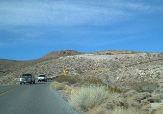 The road leading from California 190 to the Dante's View overlook is narrow but paved and passable. This view shows the final ascent to the vista point. Dante's View is named after the classicDante's Infernoand its multiple circles of hell (limbo, lust, gluttony, avarice, wrath/sloth, heresy, violence, fraud, and treason). It probably stands to reason that since Dante's View overlooks Death Valley, a reference to hell is in order.