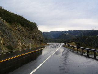 SR 193 (Georgetown Road) lowers 1,000 feet in elevation from Texas Canyon to The South Fork of the American River through Ladies Canyon.