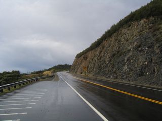 Ascending northward, SR 193 navigates through a switchback and numerous S-curves from Chili Bar to this point ahead of Kelsey Canyon.