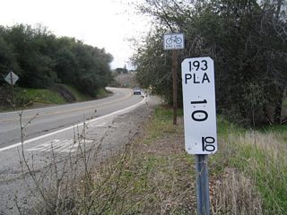 A California 193 postmile (Placer, mile 10.00) is located after the reassurance shield). The western California 193 is fully located within Placer.