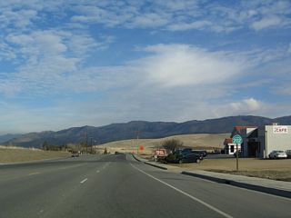 Tucker Road constitutes a commercial boulevard north from W Valley Boulevard to Tehachapi Boulevard. The entire east side of the state route was developed along this stretch.