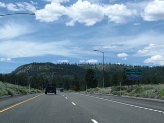 Meridian Boulevard links SR 203 with Cerro Coso Community College and Mammoth Ski Museum to the west. SR 203 continues west along Main Street into Mammoth Lakes.