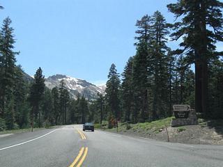 Westbound California 203 meets the turnoff to Earthquake Fault. A parking area adjacent to the 50-fott-deep fissure in the earth allows visitors to witness the extent of earth movement. Theories abound on the origin of this fissure: an earthquake, the rise of the Sierra Nevada, or lava. Geological activity is very common in and around Mammoth Lakes, resulting in astounding beauty but leaving the potential for danger.