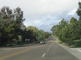 Old SR 209 continued as Catalina Boulevard along a stretch maintained by the city of San Diego. The four lane boulevard passes by Point Loma Nazarene University to the east.