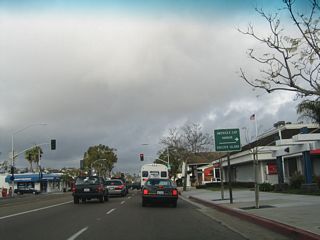 Two blocks north from Canon Street, Rosecrans Street intersects Shelter Island Drive. Shelter Island spurs southeast to Shelter Island, including the Kona Kai Resort, America's Cup Harbor, and San Diego Yacht Club.