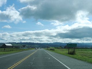 Northbound California 211 at Sage Road and Coffee Creek Road.