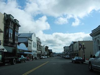 The first three blocks of SR 211 along Main Street north pass through historic Downtown Ferndale.