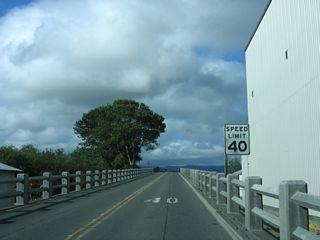 The speed limit on the "Queen of Bridges" is only 40 miles per hour due to the lack of shoulders and narrow lanes.