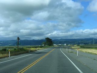After leaving the Fernbridge, southbound California 211 passes through farmland and ranches as it heads toward Ferndale. The speed limit increase to 55 miles per hour for the final distance into town.
