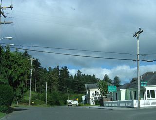 Wildcat Avenue stems south to Mattole Road from Ocean Avenue just west of SR 211 (Main Street). Mattole Road travels south from Ferndale to the Lost Coast. This road is not for the faint of heart - there are limited services, and the road is a long, slow trip.