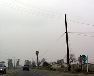 After passing California 99 Business (Union Avenue), California 223 has a reassurance marker, and then immediately reaches the California 99 overpass.