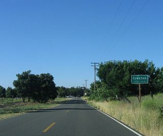 Creston is another unincorporated community of San Luis Obispo County. Located at an elevation of 1,110 feet, the population decreased from 270 as of the 2000 Census to 98 as of the 2020 Census.