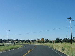 SR 229 makes a final sharp turn to the northwest ahead of SR 41 (Creston-Eureka Road).