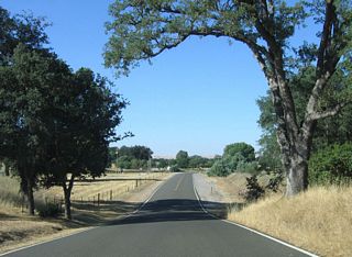 SR 229 finally expands from a one-and-a-half lane road to a full two lanes at post mile 5.50. SR 229 remains a conventional two-lane highway from this point near Rocky Canyon Road north to SR 41 intersection beyond Creston.