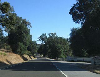 SR 229 (Webster Road) south at Dapple Gray Lane, the entrance to Blue Sky Ranch, beyond post mile 3.00.