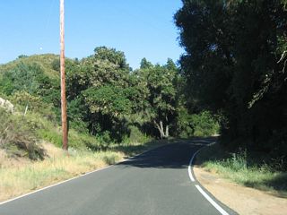 Lion Ridge Road spurs northeast froM SR 229 near post mile 2.10.