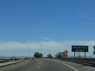 The next exit along California 237 (South Bay Freeway) is Exit 2, Middlefield Road and Maude Avenue.
