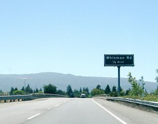The next exit along California 237 west is Exit 1C, Dana Street and Whisman Road.
