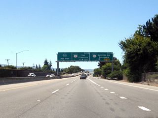 Westbound California 237 reaches Exit 3B, Mathilda Avenue to U.S. 101 (Bayshore Freeway) south. The next exit is Exit 3A, U.S. 101 (Bayshore Freeway) north to San Francisco.
