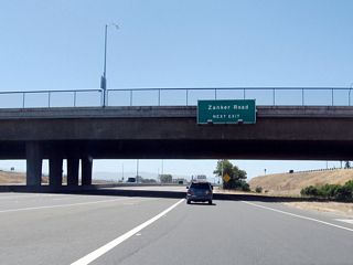 The next exit along California 237 west is Exit 8, Zanker Road.