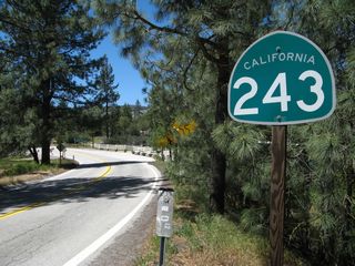 The first reassurance shield shield is posted soon thereafter. California 243 proceeds north to Idyllwild.