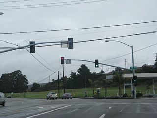 SR 1/246 (Ocean Avenue) east at Seventh Street in Lompoc.