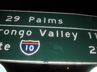 Evidence of a U.S. 60 shield remained on this button copy sign at SR 247/62 dating from the 1960s.