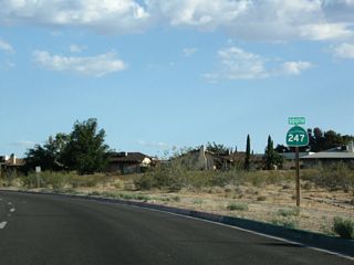 A California 247 south reassurance shield is posted shortly thereafter.