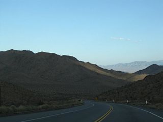 Turning southwest, California 247 passes the Ord Mountains and descends into North Lucerne Valley.