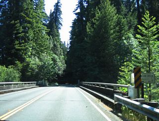Continuing south, California 254 crosses over Greenlaw Creek.
