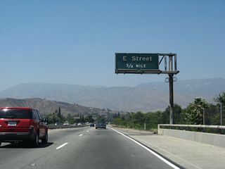 The second and final exit from SR 259 north connects to E Street in 0.75 miles.