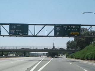 Southbound SR 259 commences from SR 210 west at Exit 75 B.