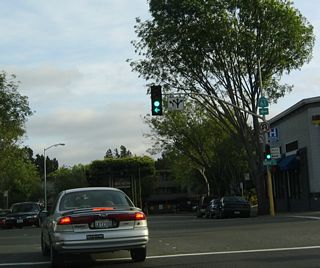 Southbound California 260 comes to its end at the point where Webster Street meets Central Avenue. Official state maps and legislation still consider a northern extension of California 61 north from this point to somewhere near the Maze interchange, but such a highway is very unlikely to be constructed.