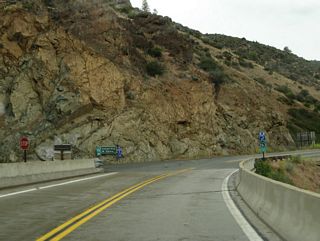 California 263 ends at its junction with California 96. A long route that closely follows the Klamath River, California 96 travels west into the Siskiyou Mountains, then curves south along with the Klamath and Trinity Rivers until the state highway reaches its terminus at California 299 in Willow Creek.