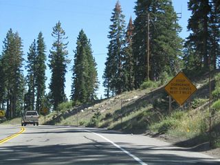 The drive along southeast California 267 from Brockway Summit down to Kings Beach is a steep one, with several significant curves over the course of three miles.