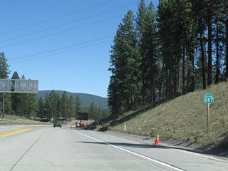 This is the first reassurance shield for California 267 south after the Interstate 80 interchange.