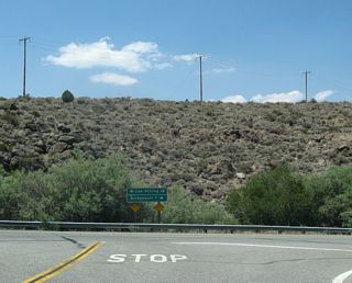 Westbound California 270 reaches its terminus at U.S. 395. Turn left to follow U.S. 395 south to Lee Vining (18 miles), Bishop, and Los Angeles. Turn right to follow U.S. 395 north to Bridgeport (seven miles), Carson City, and Reno-Sparks.