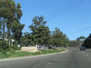 Balboa Avenue enters the community of Clairemont.