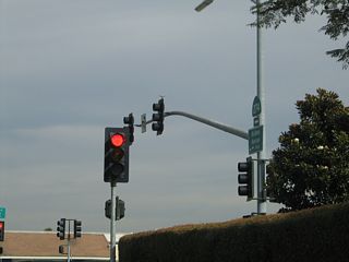 A California 274 trailblazer was posted on the traffic signal mast arm at Genesee Avenue and Balboa Avenue.
