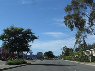 West of Interstate 805 and the signalized intersection with Cannington Drive and Mount Albertine Avenue, Balboa Avenue passes through commercial areas at the community of Clairemont.
