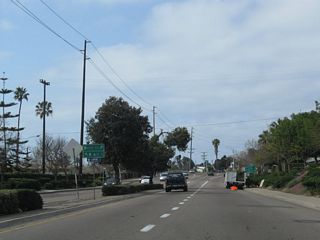 Through traffic to La Jolla and the beaches is advised to use Balboa Avenue while Garnet Avenue west continues to the Pacific Beach Business District.