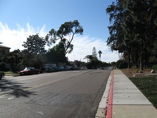 As part of the base entrance realignment, there used to be a right turn permissible onto Fourth Street. Once the entrance was moved to Third Street, the right turn onto Fourth Street was prohibited.