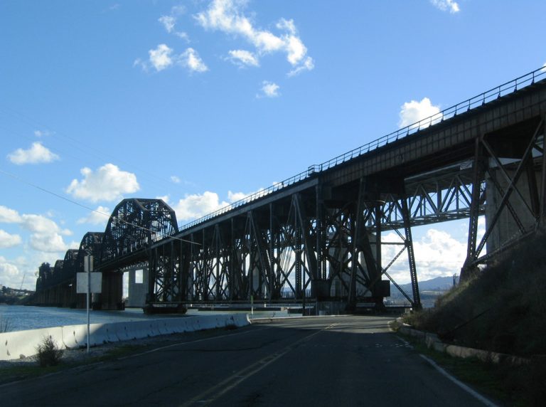 Union Pacific Railroad crossing Carquinez Strait